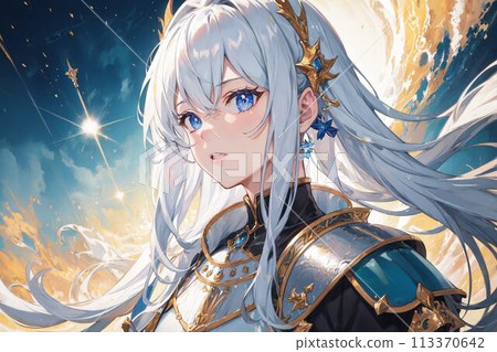 Girl in armor Girl in armor 113370642