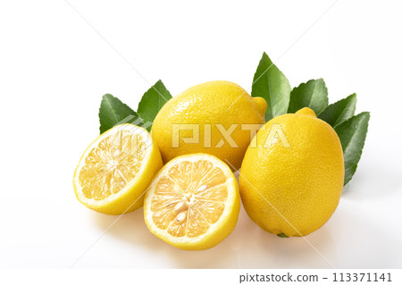 White background lemon White background lemon 113371141