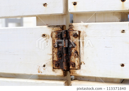 Texture of old and rusty iron. Texture of old and rusty iron. 113371840