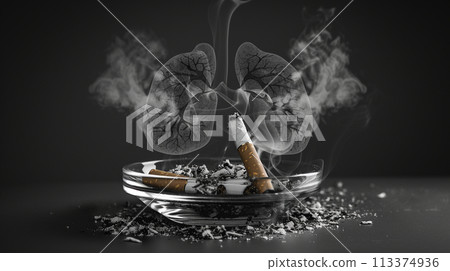Smoking Health Risks Concept 113374936