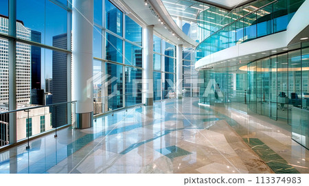 Modern Corporate Office Interior 113374983