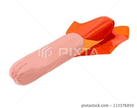 Fish sausage (1 piece) peeled 113376850