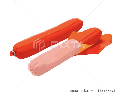 Fish sausage (2 pieces) peeled 113376851