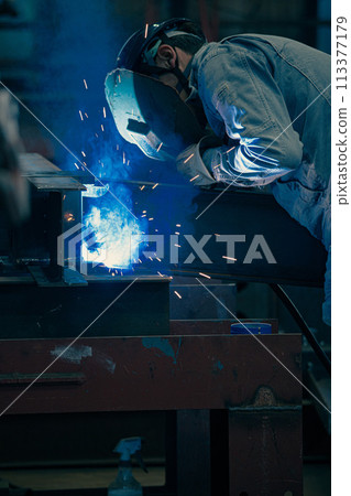 Factory welder Factory welder 113377179