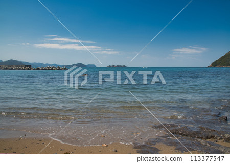 須原海岸(眺望鴨島、犬主島)【和歌山縣湯淺町】 須原海岸(眺望鴨島、犬主島)【和歌山縣湯淺町】 113377547