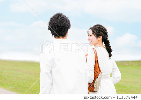 Image of honeymoon, honeymoon, traveling lover, couple, married couple 113378444