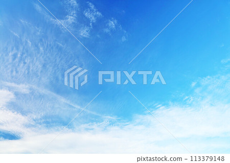 秋天天空和雲彩 113379148