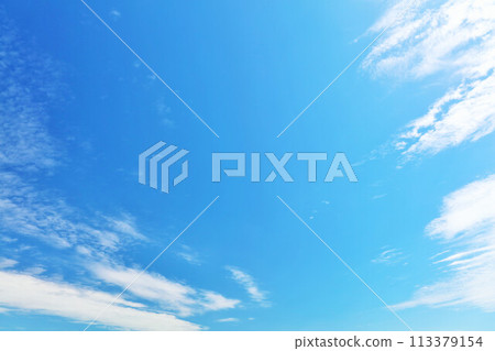 秋天天空和雲彩 秋天天空和雲彩 113379154
