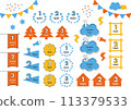 Cute event heading with numbers 2 113379533