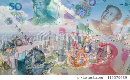 中國城市與發展形象拼貼 中國城市與發展形象拼貼 113379689