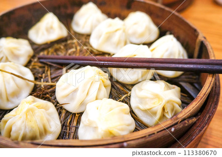 Steamed Xiaolongbao Steamed Xiaolongbao 113380670