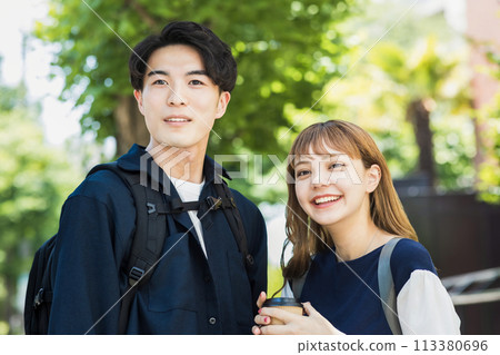 Men and women on a date Men and women on a date 113380696