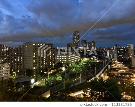 Night view of Tokyo Night view of Tokyo 113381726
