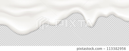 Yogurt, milk or cream surface creamy liquid melt splash flowing background. Yogurt, milk or cream surface creamy liquid melt splash flowing background. 113382956