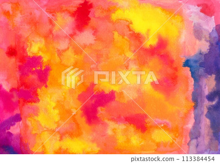 Texture painted with watercolors 113384454