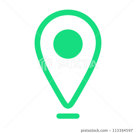 simple green map icon simple green map icon 113384597