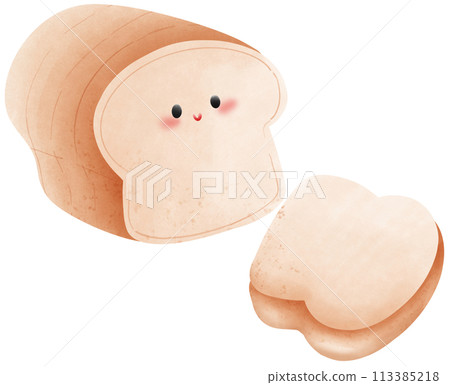 Delicious bread cartoon 113385218
