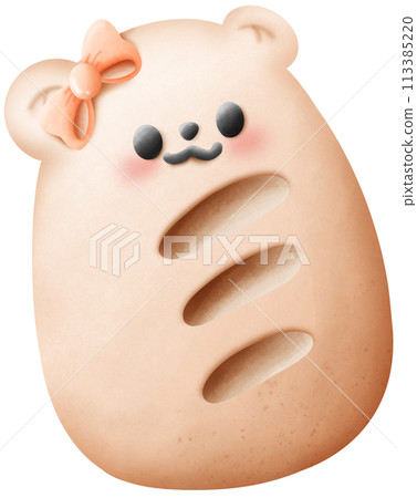 Delicious bread cartoon 113385220