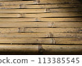 old brown tone bamboo  texture for background 113385545