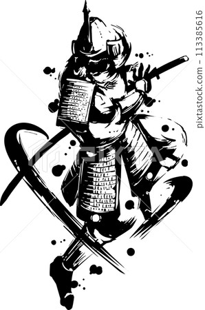 武士墨畫 113385616