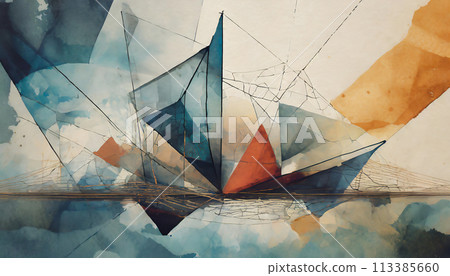 Abstract design background material 113385660