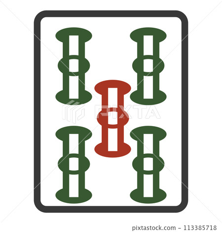 麻將牌（牌）五繩 113385718