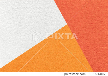 Texture of craft brick, white and orange shade color paper background, macro. Vintage abstract cardboard Texture of craft brick, white and orange shade color paper background, macro. Vintage abstract cardboard 113386807