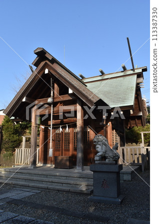 Shinmei Shrine, Sanmaicho, Kanagawa Ward, Yokohama City, worship hall Shinmei Shrine, Sanmaicho, Kanagawa Ward, Yokohama City, worship hall 113387330