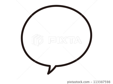 簡單的圓形氣球 113387598