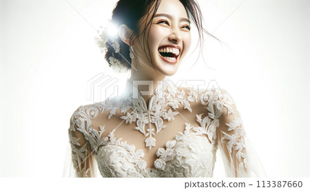 Wedding dress styles, bridal wedding dress design, dream wedding, beautiful wedding photos, beautiful white gauze, dream beautiful white wedding dress, bridal dress 113387660