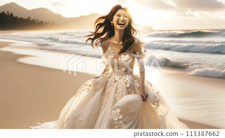 Wedding dress styles, bridal wedding dress design, dream wedding, beautiful wedding photos, beautiful white gauze, dream beautiful white wedding dress, bridal dress 113387662