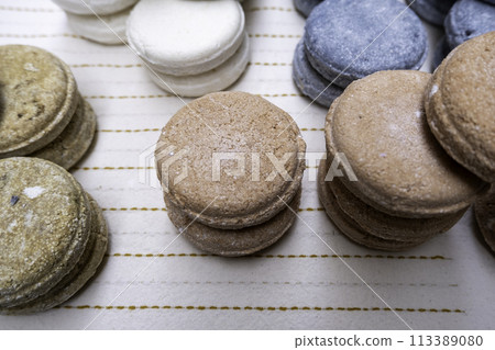 Detail of handmade aromatic soaps, hygiene and cleaning Detail of handmade aromatic soaps, hygiene and cleaning 113389080