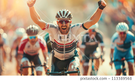 騎自行車比賽 113389568