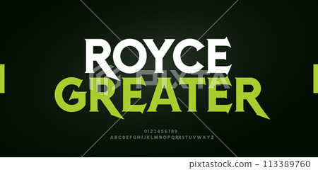 Modern Rock serif modern logo alphabet font. Typography for rock, music, game, future, creative, abstract design logos fonts and number. vector illustraion 113389760