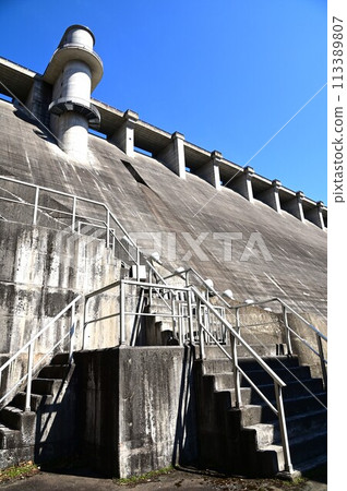 Scenery from Hayachine Dam in spring 113389807