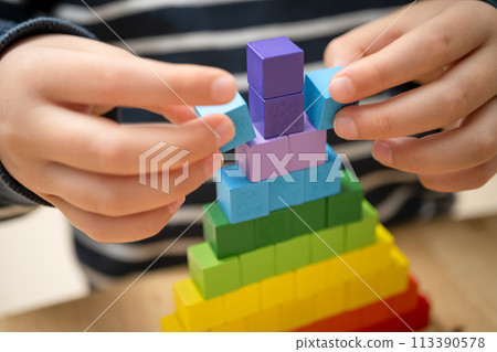 Colorful building blocks Colorful building blocks 113390578