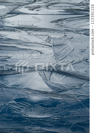 自然凍結的冰紋 113391158