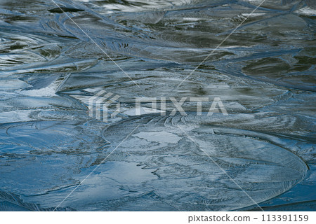 自然凍結的冰紋 自然凍結的冰紋 113391159