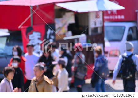 櫻花節,一排排盛開的櫻花樹,埼玉縣北淺場櫻花堤公園安吉神櫻 櫻花節,一排排盛開的櫻花樹,埼玉縣北淺場櫻花堤公園安吉神櫻 113391663