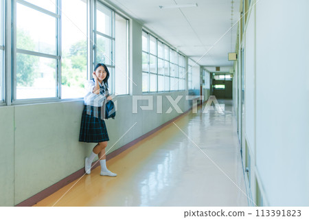 學校生活形像素材 113391823