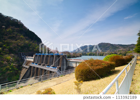 神奈川築井湖城山水庫風景 113392189
