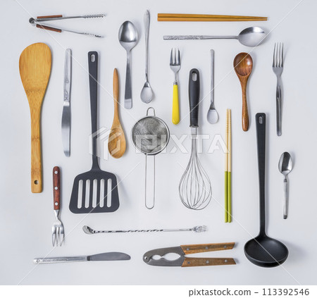 Kitchen utensils 113392546