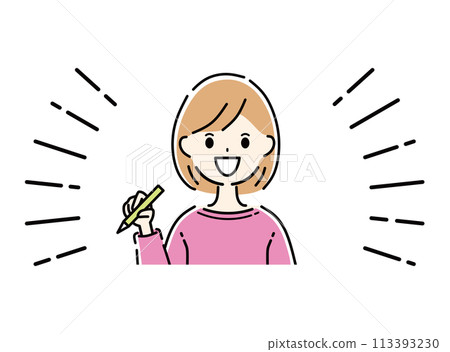 Write fill in woman Write fill in woman 113393230