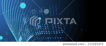Abstract futuristic fade computer technology business background. Vector Art. 113393475
