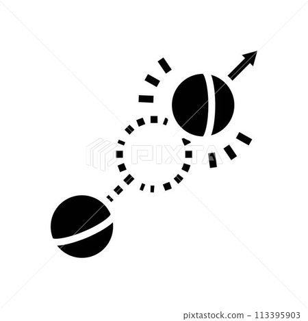 roquet croquet game glyph icon vector illustration 113395903