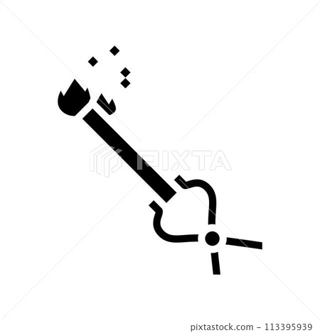 hot metal blacksmith glyph icon vector illustration hot metal blacksmith glyph icon vector illustration 113395939