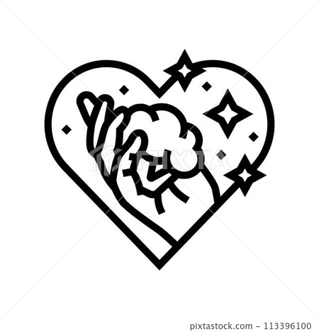 lifestyle vegan food line icon vector illustration 113396100