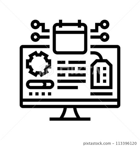 early adopter tech enthusiast line icon vector illustration early adopter tech enthusiast line icon vector illustration 113396120