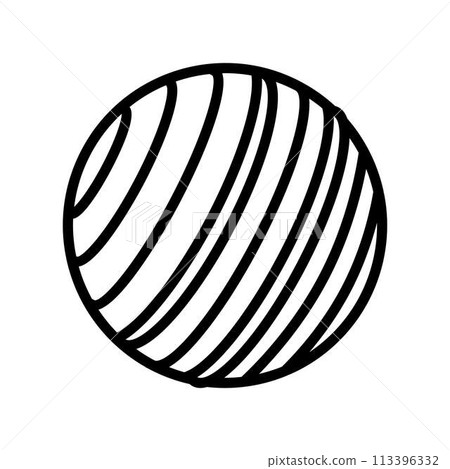 ball croquet game line icon vector illustration ball croquet game line icon vector illustration 113396332