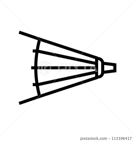 bellows blacksmith line icon vector illustration 113396417